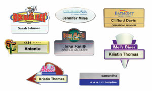 Laquered Metal Name Badges