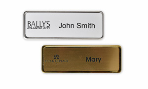 Metal Framed Name Badge