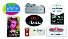 Plastic Name Badges